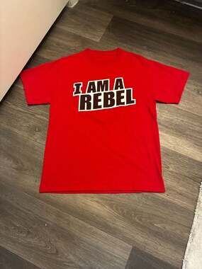 UNLV Rebels 'I Am A Rebel' Double-Sided Red Graphic T-Shirt